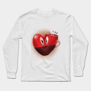 Caffeiner love! Long Sleeve T-Shirt